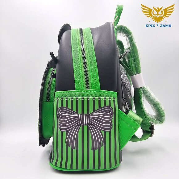 Loungefly Disney The Nightmare Before Christmas Jack Skellington Wreath Backpack - Picture 4 of 9